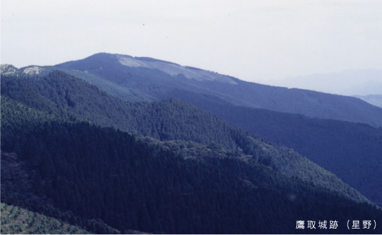 鷹取城跡（星野） 写真