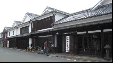 八女福島の街並み